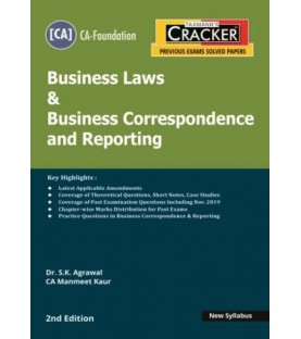 Taxmann Cracker CA foundation Business Laws and Business correspondence and Reporting
